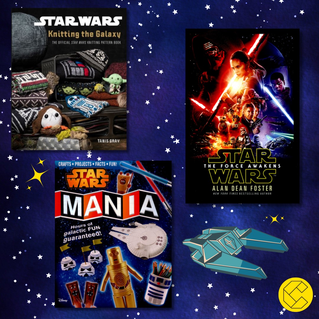 Conwy libraries are celebrating Star Wars Day! 💙

Thanks to Colwyn Bay library staff for choosing books to satisfy all science fiction tastes from novels to making your own characters! 🚀

Available to borrow from Conwy libraries ⬇️

#LoveLibraries #LoveReading #StarWarsDay