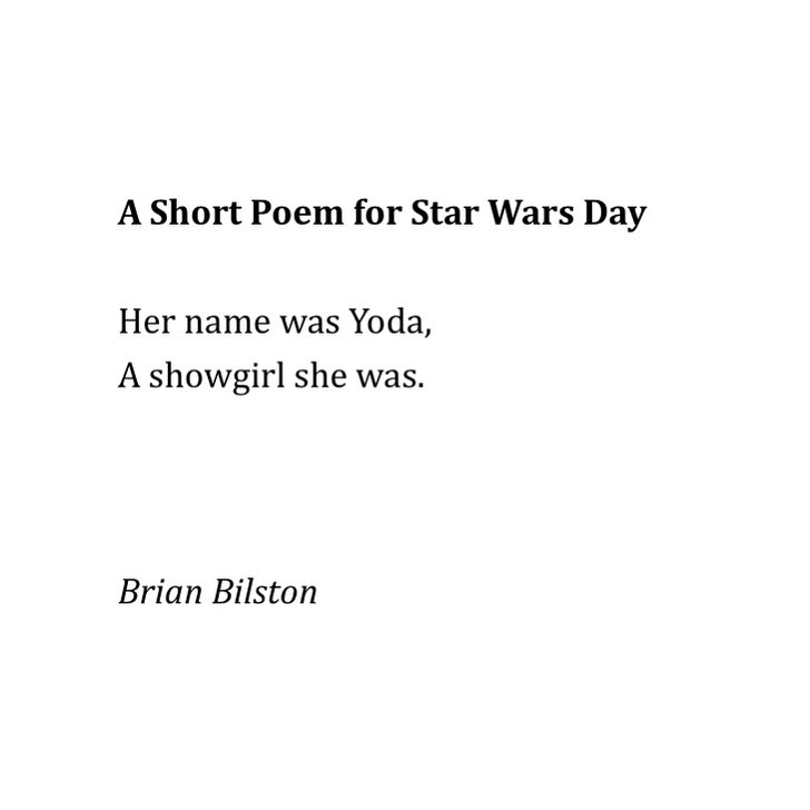 Star Wars Day by Brian Bilston