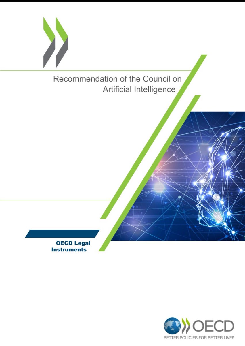 Recommendation of e #Council on
#ArtificialIntelligence-@OECD

#Bigdata #AI #AIEthics #AItrust #AIbias #AIrisk #decisionmaking #Trust #Fintech #Finserv #Regulation #Regtech #transparency #Security  #AIgovernance

@RAlexJimenez @Damien_CABADI @bamitav 

legalinstruments.oecd.org/en/instruments…