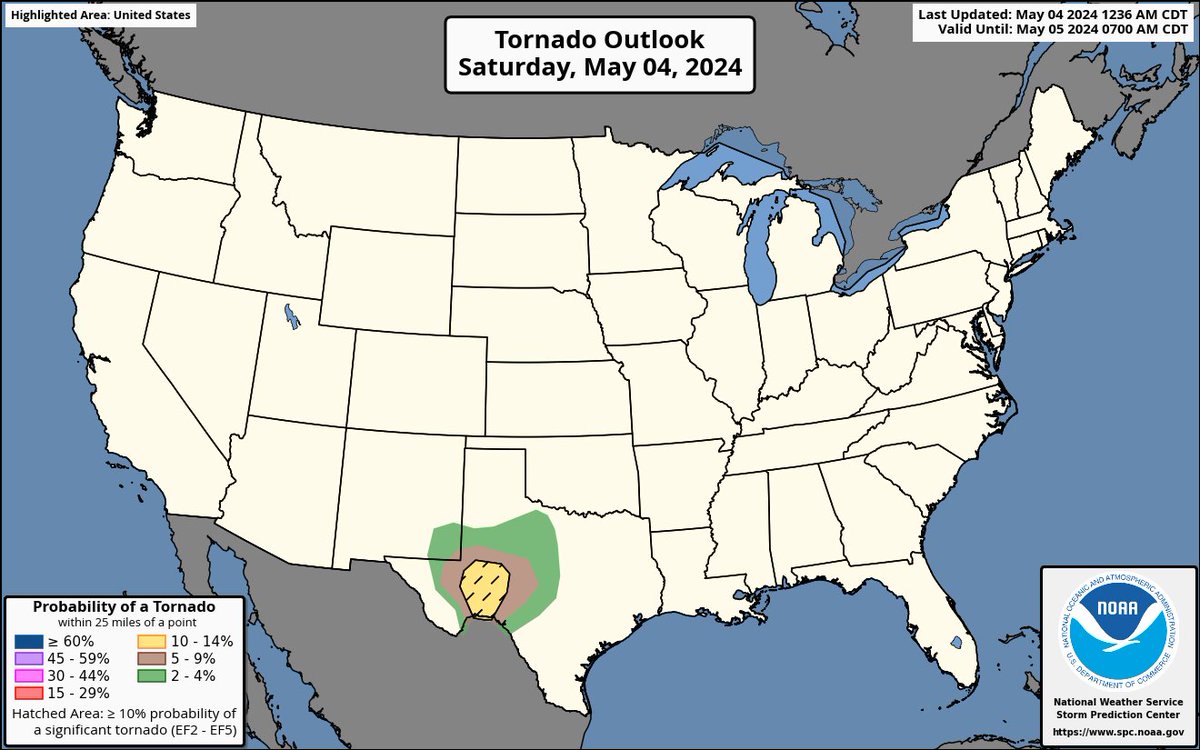 The Storm Prediction Center, an authority we hold in high regard, has issued an enhanced risk for severe weather today, including the potential for strong tornadoes. As long as there are no major changes to the forecast, we will be LIVE this afternoon starting around 4PM ET.