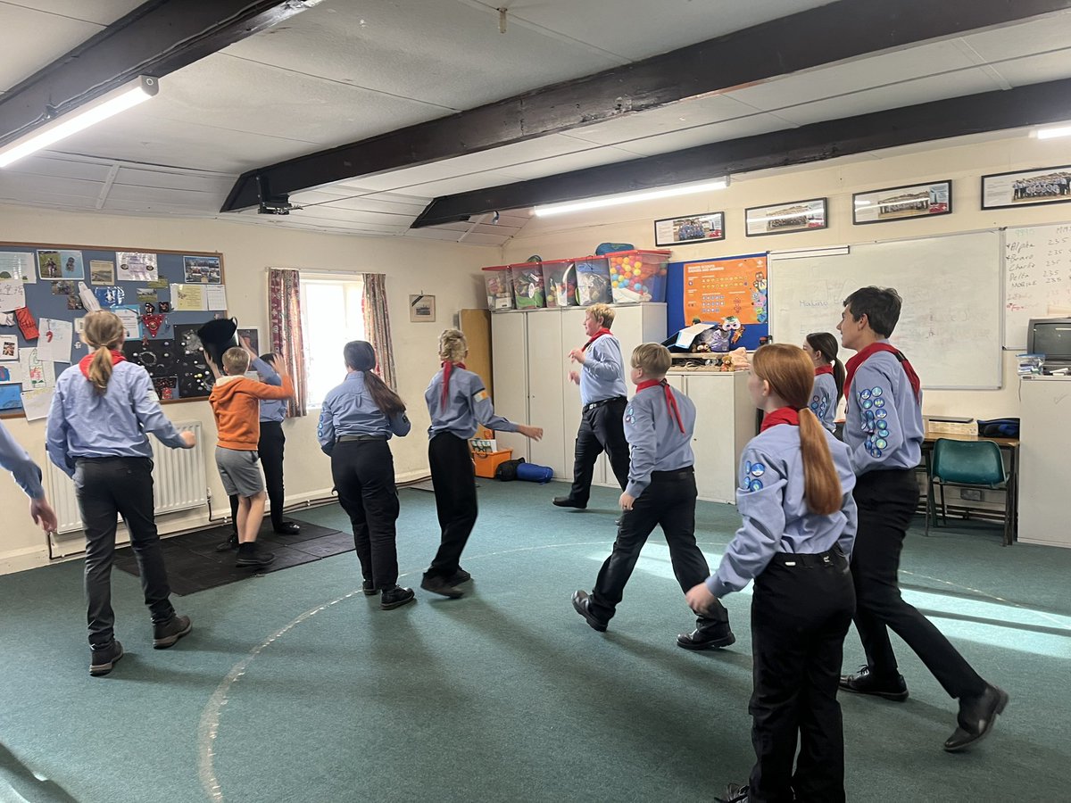 Plus a game of inter patrol #BucketBall , a great @RoyalNavy tradition. #RNSeaScouts @scouts @SomersetScouts @MoorsAndCoastal