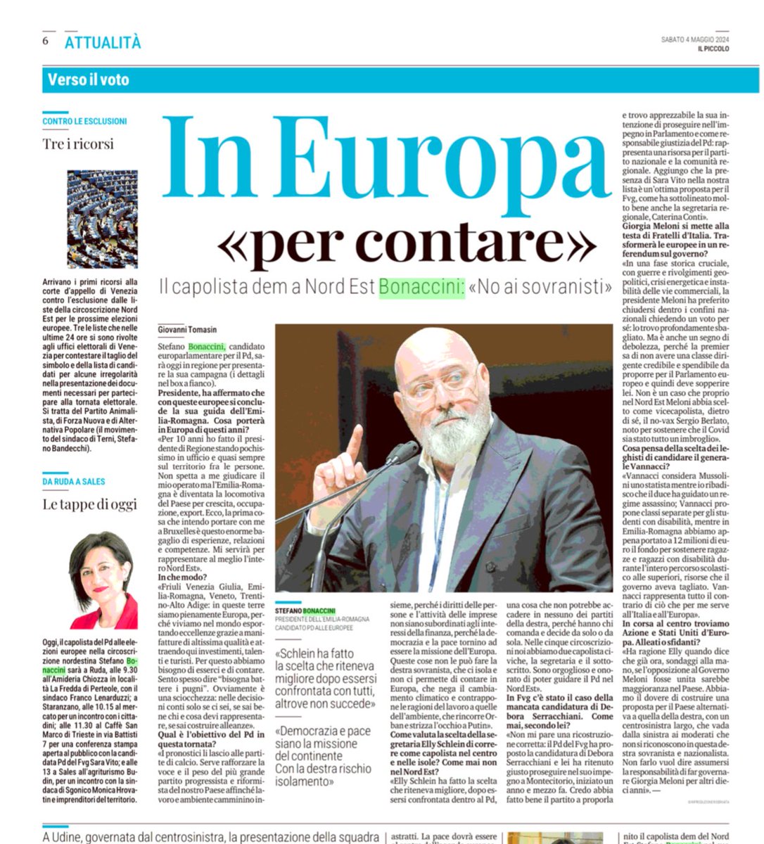 Intervista al @il_piccolo e @messveneto