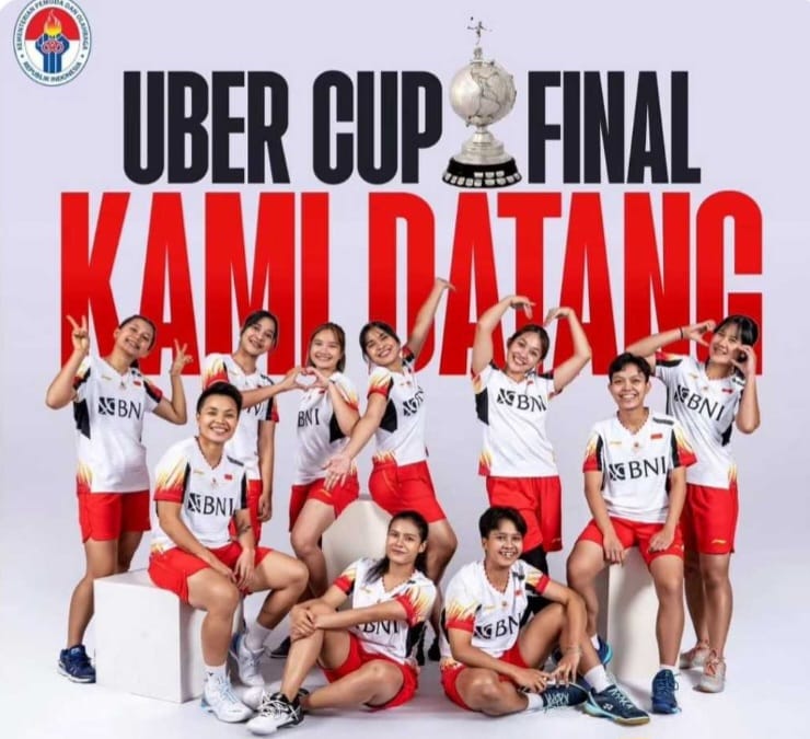 Indonesiaaa... Selamat Tim #UberCup2024 melaju ke final. Doa kami Indonesia sukses memboyong piala Uber Cup 2024 ~ #DubesRIKazakhstanTajikistan #IniDiplomasi #DiplomasiOlahraga #RintisKemajuan @Kemlu_RI #KBRIAstanaMajuIndonesiaMaju #KBRIAstanaTheServingEmbassy @KEMENPORA_RI…