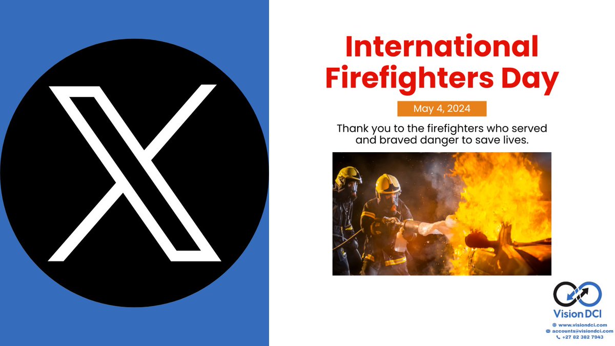 Celebrating firefighters! 🚒🔥

#InternationalFirefightersDay #Firefighters #Bravery #Heroes #FireFighting #VisionDCI #SouthAfrica #government #managers #education #security #intelligence #elearning #onlinelearning #training #courses #services #skillsprogrammes #SASSETA #PSIRA