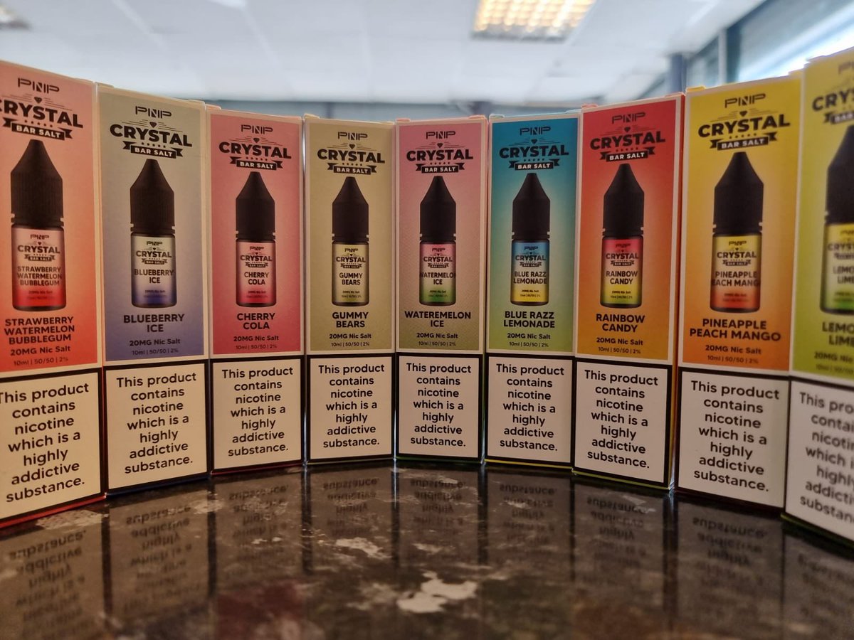 Here’s just a few of the best selling Crystal flavours in store
Come on down and give them a try if you haven’t already 

#vape #vapelyf #clouds #vaping #quitsmoking #geekvape #vaporesso #voopoo #premiumeliquid #uwell #smoktech #iblazeopenshaw #manchestervape #openshaw #gorton