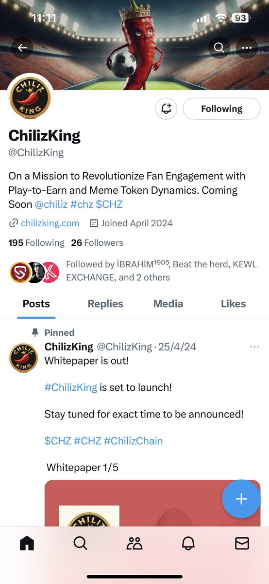 Oh wait. My post is not 1 hour old and it is already vintage. I did not cover “Fan engagement with Play to Earn meme token“ Welcome @ChilizKing