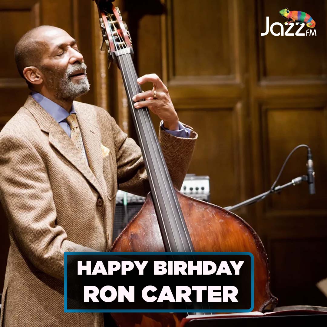 Join us in wishing a very happy 87th birthday to the legendary jazz bassist Ron Carter! 🎉 With over 2,200 recording credits to his name, Ron holds the record for the most-recorded jazz bassist in history. His influence on jazz is unparalleled 🎶 | #JazzFM #RonCarter