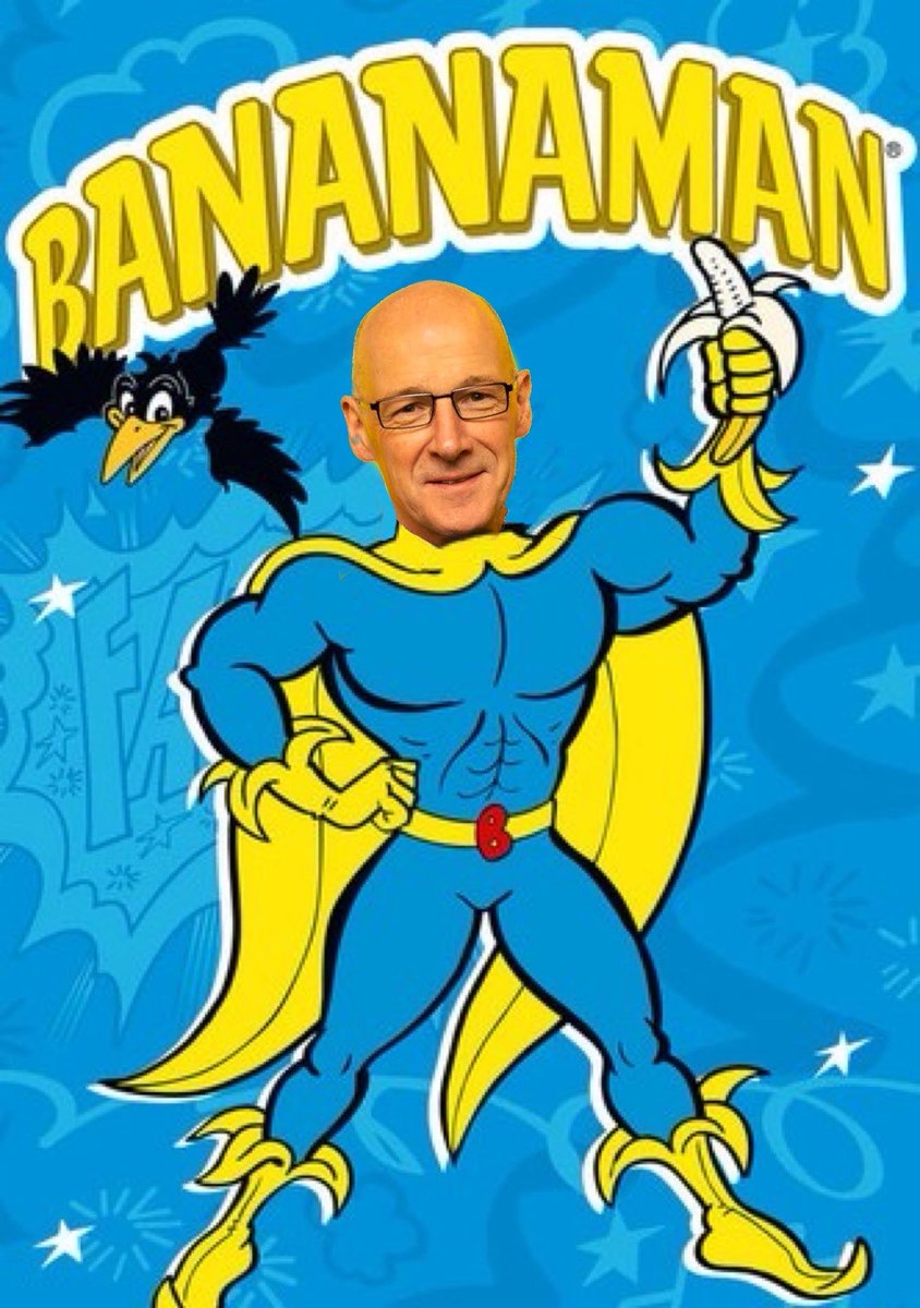 Is this really who we want as the next First Minister?! #Bananaman let’s get this hashtag trending!