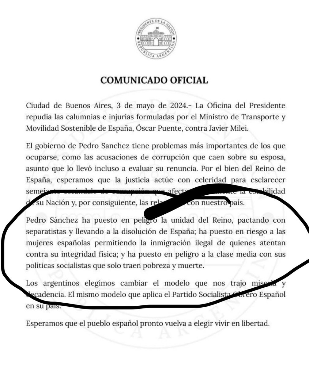 Habéis leído bien el comunicado ??? Es demoledor ….!!!