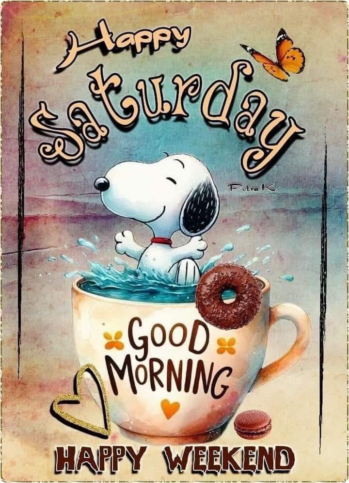 Good Saturday morning everyone. Wishing you all an awesome day 😊🤗❤️💙✌🏻🫶🏼☀️☕️✨