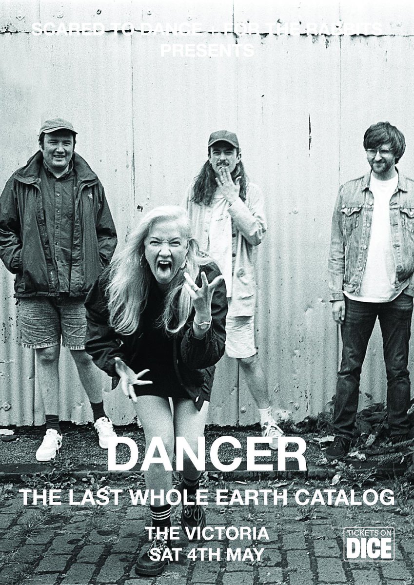 Tonight’s the night London! The brilliant @Dancerareaband are down from Glasgow to headline @VICTORIADALSTON, with support from the wonderful @thelastwhole Stick around for a DJ set from @Big_Joanie’s @EstellaAdeyeri at @ScaredToDance Tickets 🎟️: link.dice.fm/Z3e74eb3d78a?d…