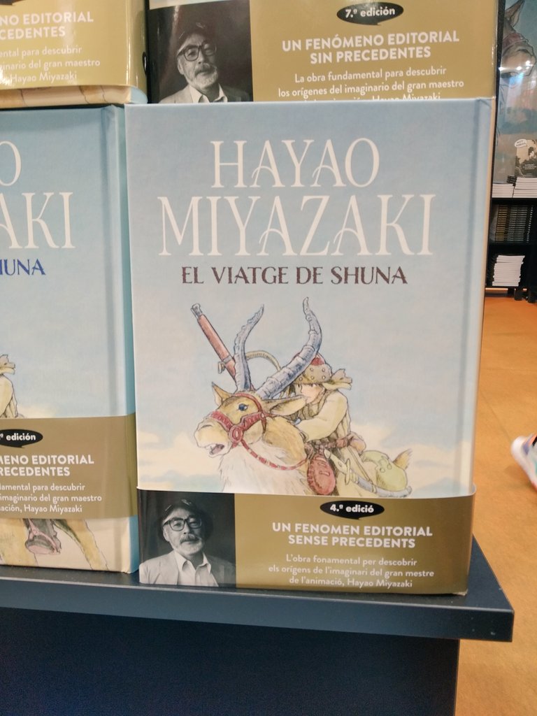 En el cas de @SalamandraGraph podem trobar 'El Viatge de Shuna' de Hayao Miyazaki. #42CòmicBcn @COMIC_bcn