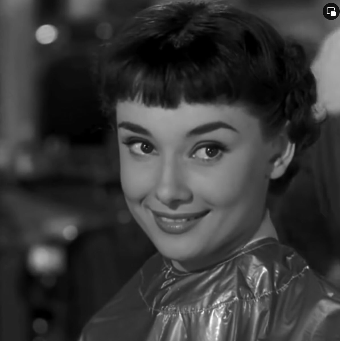 The lovely Audrey Hepburn from Roman Holiday