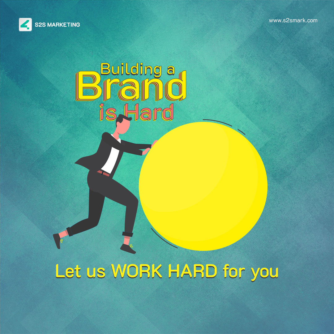 Building a brand can be challenging, but we are here to make it easier for you. Let us do the hard work and help you create a strong and recognizable brand.

#S2SMarketing #BrandJourney #brandrecognition #EasyBrand #brandbuilding #effort