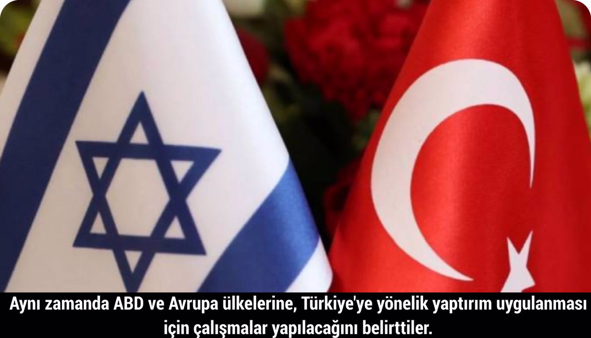 Ο Τούρκος δημοσιογράφος Ibrahim Haskoloğlu αναφέρει οτι το @Israel θα ζητήσει επιβολή κυρώσεων από τις ΗΠΑ και την Ευρωπαϊκή Ένωση @EU_Commission εναντίον της Τουρκίας