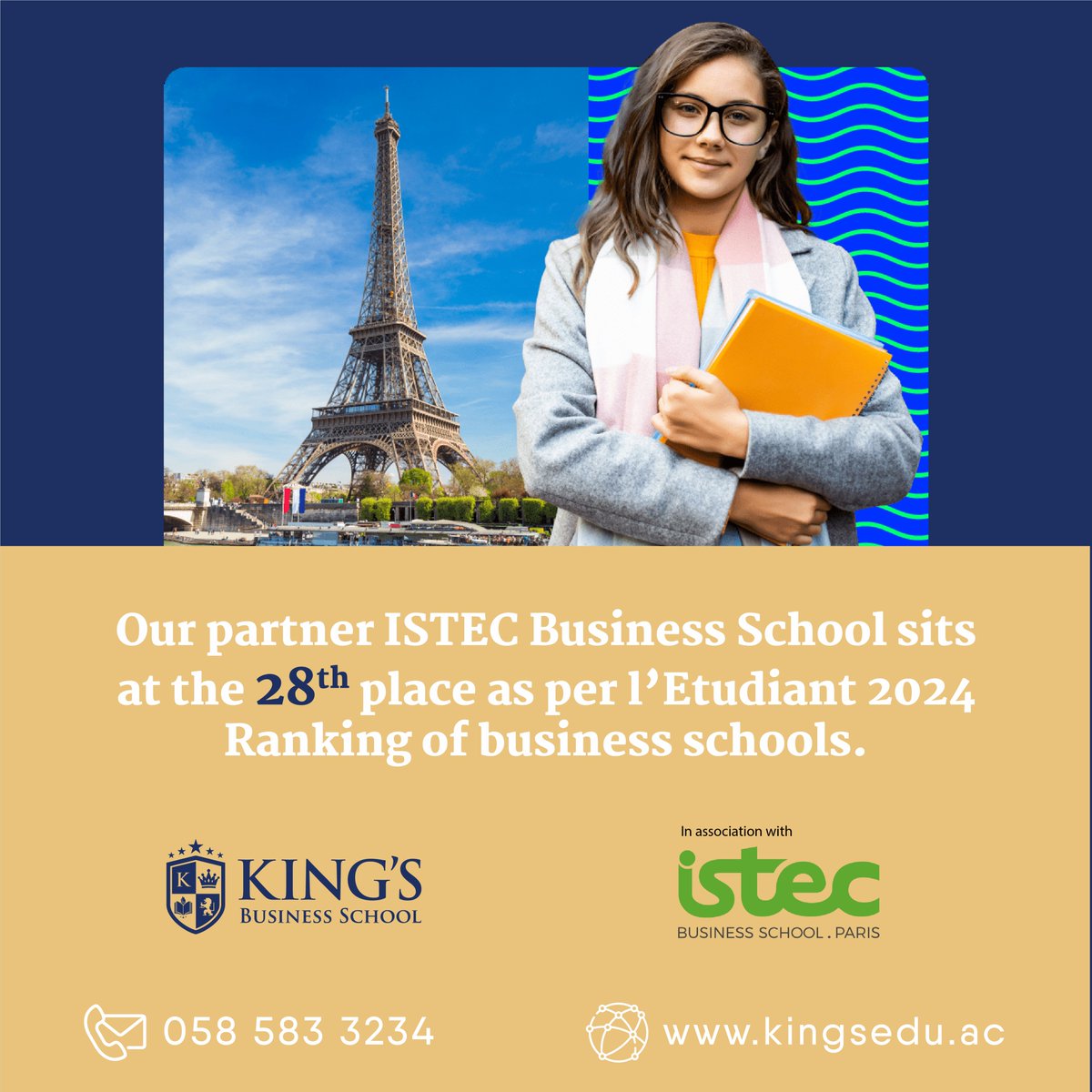 Our Partner ISTEC Business School is renowned for its top-tier ranking and known for training future leaders in today's dynamic global landscape.  

To know more about our DBA programme in association with ISTEC Business School, contact us today!  

#dba #kingsbusinessschool
