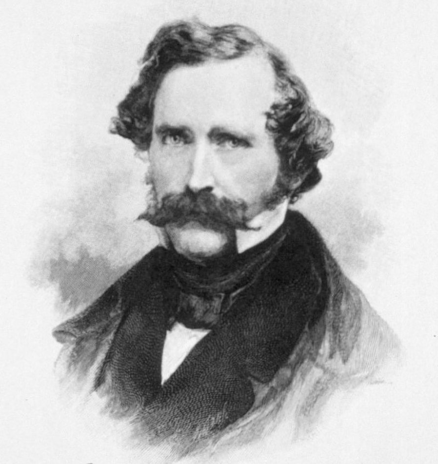 William T.G. Morton (1819-1868) - the American dentist who first publicly demonstrated the use of inhaled ether as a surgical anaesthetic in 1846. The promotion of his questionable claim to have been the discoverer of anaesthesia became a life long obsession for him. #histmed