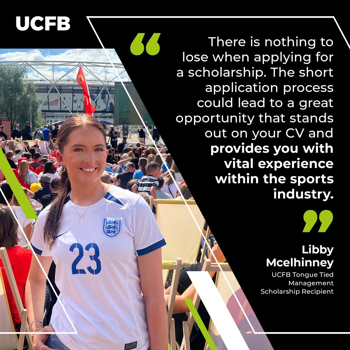 UCFB has many scholarship opportunities available for September 2024! 🧑‍🎓 Find out if you're eligible for any of them, and APPLY NOW 👉 bit.ly/UCFB-SaB