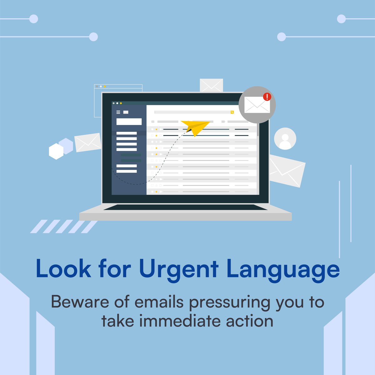 VareliTecnac's tweet image. Phishing emails are on the rise, but you don&apos;t have to fall for them. Educate yourself and stay one step ahead.

#itsecurityservice #itsecuritysolutions #itsecuritycompany #itsecurityserviceprovider #itsecurityservicescompany #itsecuritymanagement #itsecurityspecialist