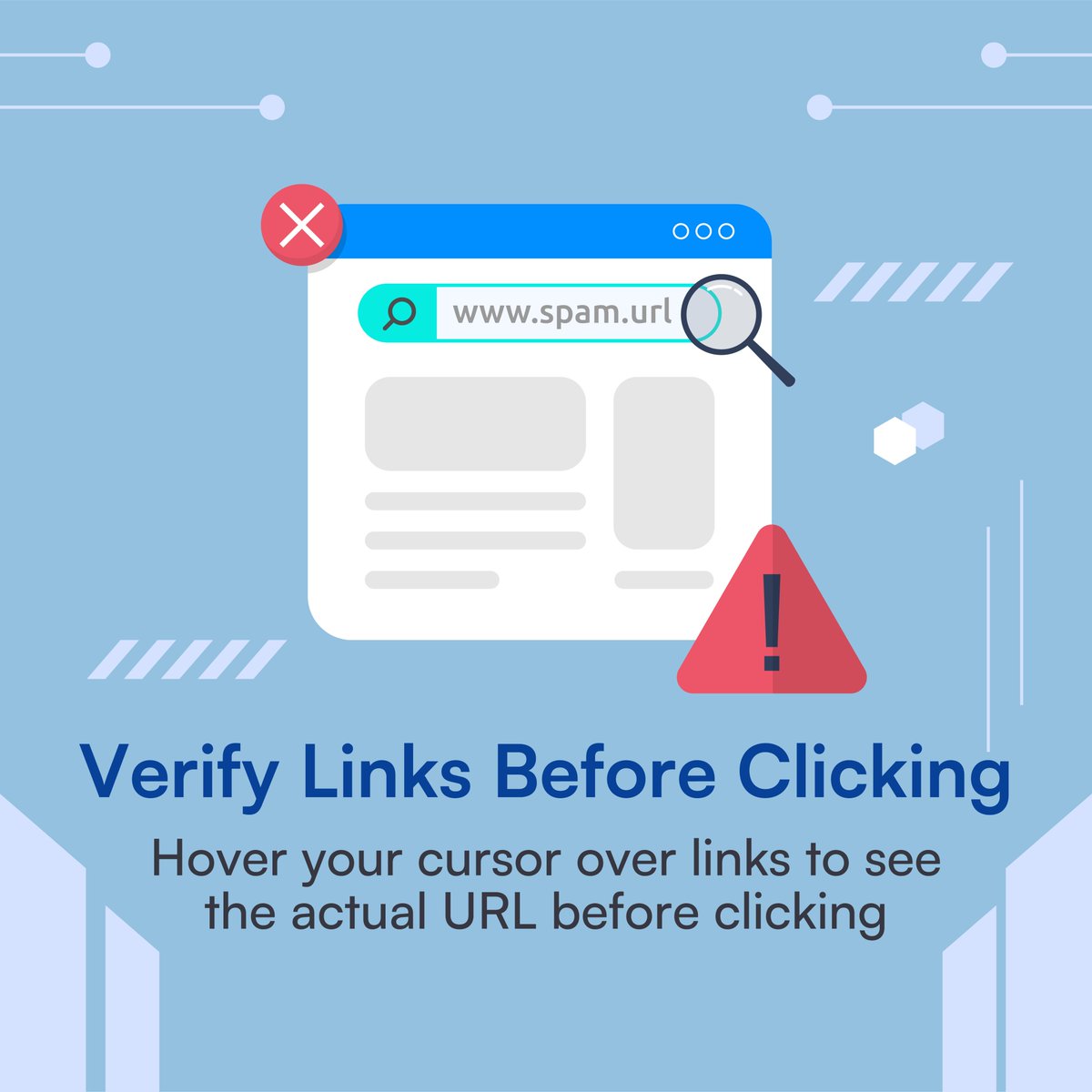 VareliTecnac's tweet image. Phishing emails are on the rise, but you don&apos;t have to fall for them. Educate yourself and stay one step ahead.

#itsecurityservice #itsecuritysolutions #itsecuritycompany #itsecurityserviceprovider #itsecurityservicescompany #itsecuritymanagement #itsecurityspecialist