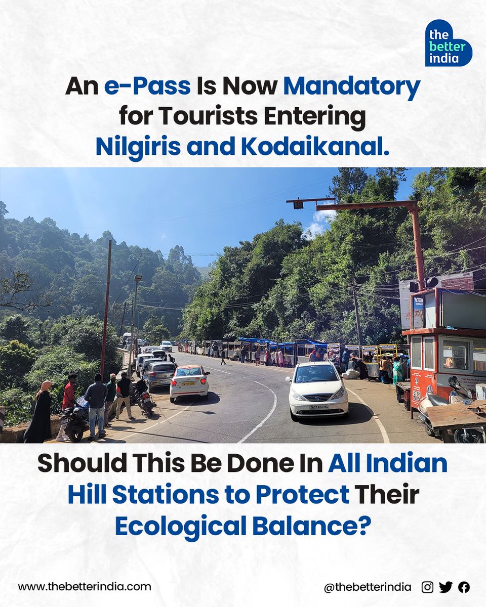 The Madras High Court recently took a step to address concerns about over-tourism in popular hill stations like Nilgiri, Ooty, and Kodaikanal. 

From 7 May to 30 June 2024, travellers will require mandatory e-passes to enter these destinations.
