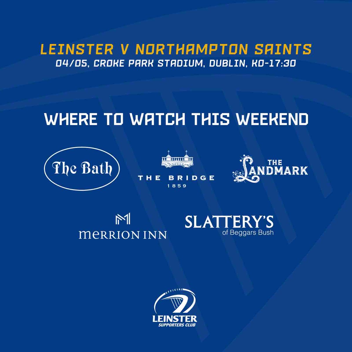 Whether you’re watching from abroad or unfortunately missed out on getting a ticket for this one we’ve got you covered. Broadcast Info bit.ly/3y9DFtt Where to Watch - Our BlueBenefit partners #COYBIB