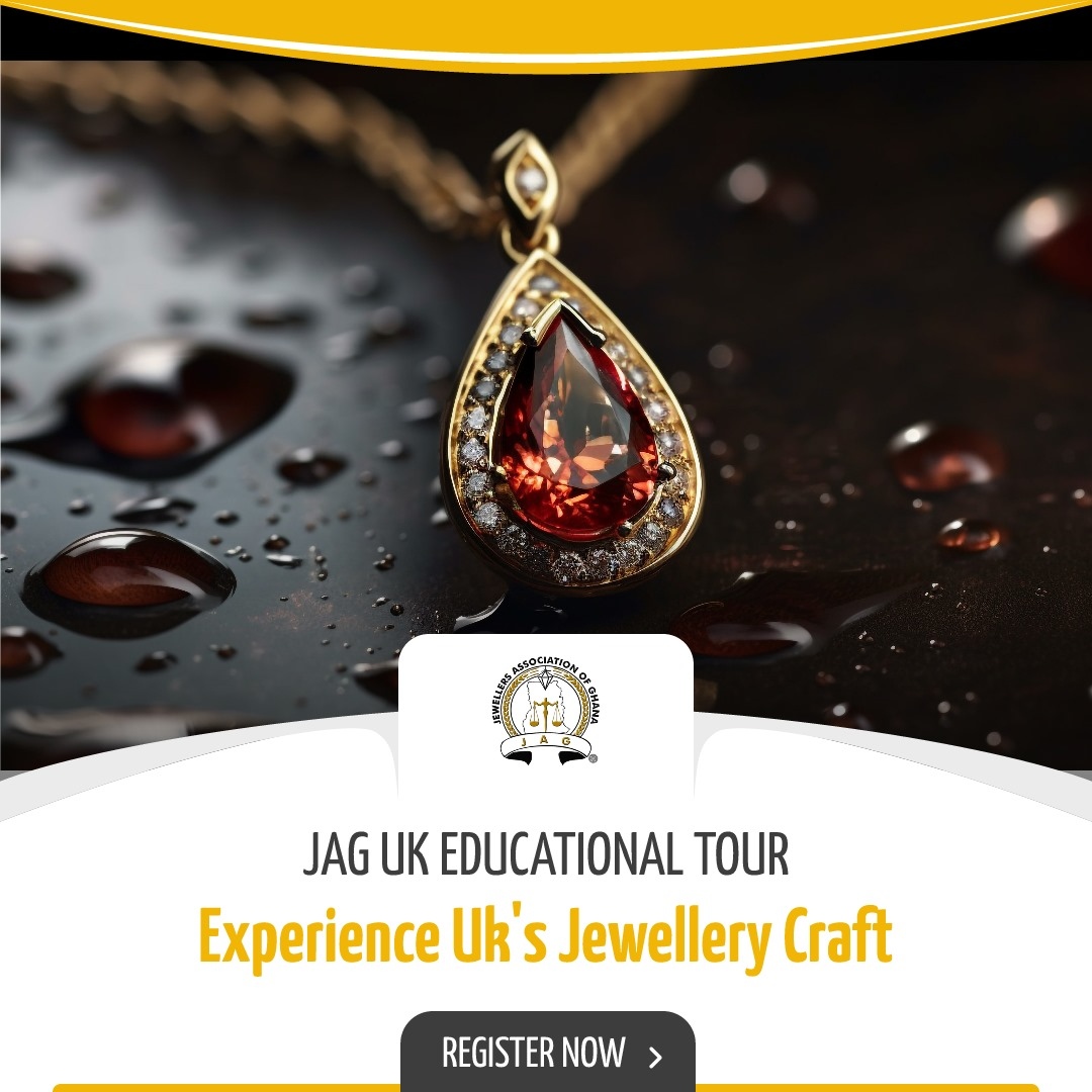 Exploring the stunning world of UK jewelry with the Jeweller's Association of Ghana 🇬🇭✨ Thank you to our hosts for sharing their expertise and craftsmanship during our tour! #JewelryIndustry #GhanaToUK #GlobalConnections 💎  @mincommgh, @GEPAGhana, 
@GChamberofMines,  @Anglo...