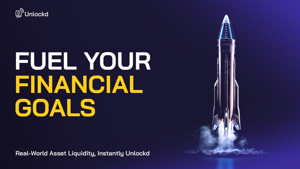 We're on a mission to transform how individual investors access liquidity with their assets ✅ Unlockd dismantles the barriers that kept RWA lending exclusive to the big players. Now, your tokenized real-world assets can fuel your financial goals 👇 unlockd.finance