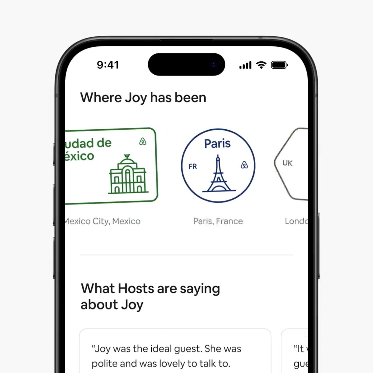 Love how Airbnb continue to focus on the tangible aspects of travel in their design 🧭🏝️🎟️
Passport, stamps, postcards, tickets...what else?
