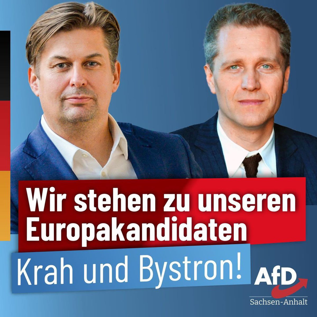 Wir stehen zu unseren Europakandidaten - #Krah und #Bystron!

Dubiose Abhöraktionen, Tonaufnahmen, die niemand gehört hat, Gerüchte über Geldzahlungen, mysteriöse Chatverläufe und jetzt der – vorläufige – Gipfel des Ganzen: der Mitarbeiter von Krah, der ein chinesischer Spion…