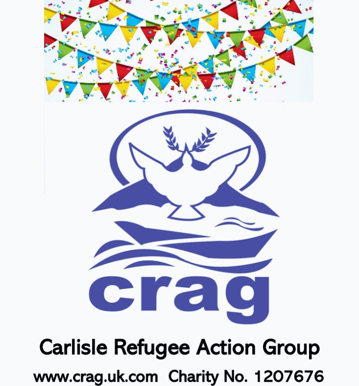 Carlisle Refugee Action Group has become a new charity and it is looking forward to the future. Get in touch on info@crag.uk.com
@CoSCarlisle @DiscoverCarlisl @ITVborder @CumberlandCoun @newsandstar @MCultureC @CDEC_Cumbria @CityofSanctuary @CarlisleUtdEDI @CarlisleCOWC