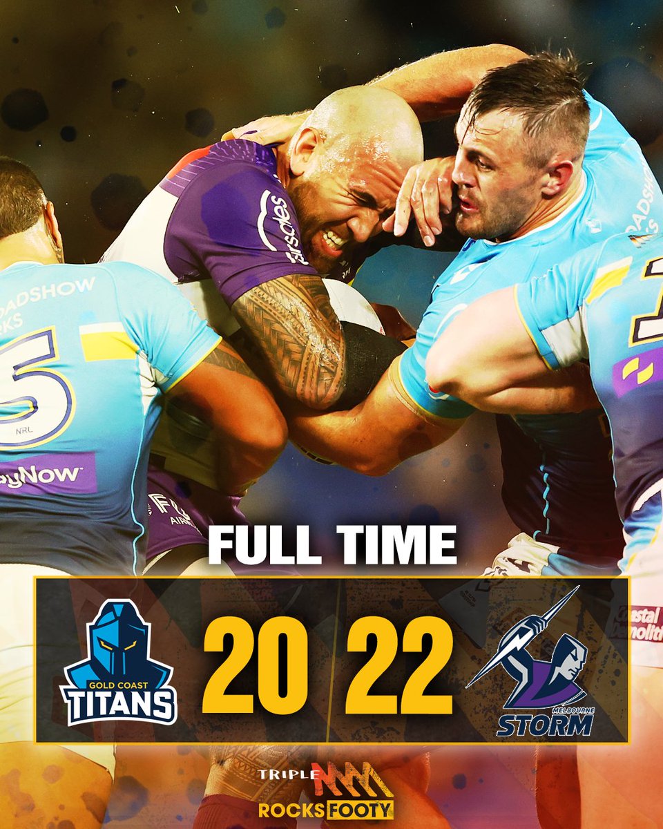 The Titans almost pull off the upset but the Storm hold on! ⚡