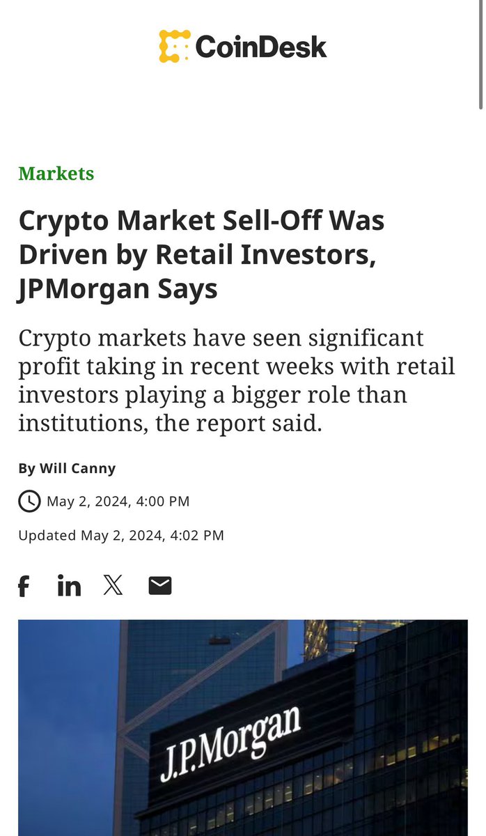 J.P. Morgan confirm Institutions buy sell-off BTC and #XRP from retail investors! 

This comes as XRPL experiences huge volume spike and the top DeFi token coin on XRPL, CTF token has been taking off, in fact CTF token which sits at $0.90 can jump to $374.25 per token with a…