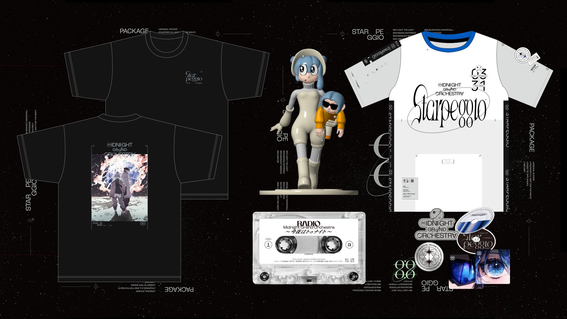2nd MINI ALBUM「Starpeggio」 生産限定盤B Midnight Grand Orchestra 2nd Mini Album “STARPEGGIO” 特設サイト