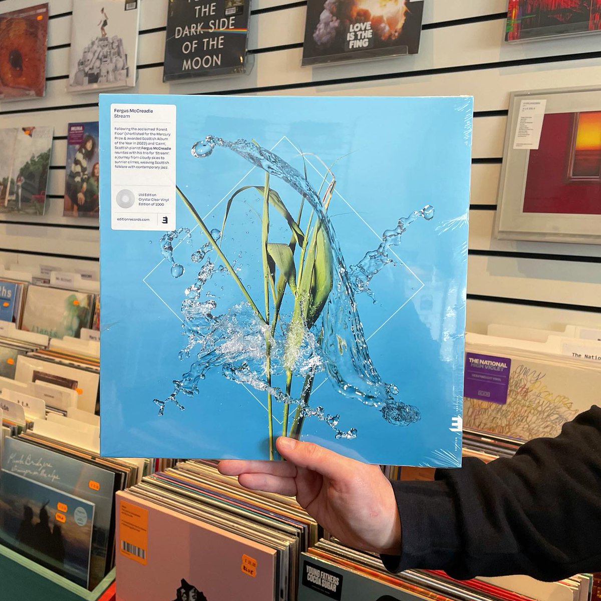 We got the brand new Fergus McCreadie - Stream on repeat today! So good it got a twin spin. A journey from cloudy skies to sunnier climes, weaving Scottish folklore with contemporary jazz. Available in store & online on crystal clear vinyl. Find it at mixeduprecords.com/products/fergu…
