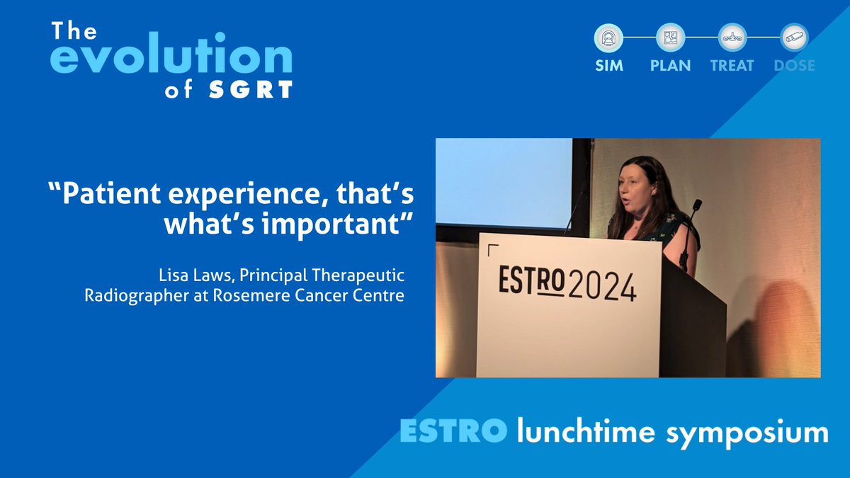 Lisa Laws, Radiographer @ Rosemere Cancer Centre on implementing SGRT: “Patient experience, that's what’s important… 62% had negative feelings about (RT tattoos). Within 100 clinical days, all our breast patients were treated tattoo-free w SGRT… & we reduced rescan rates.”