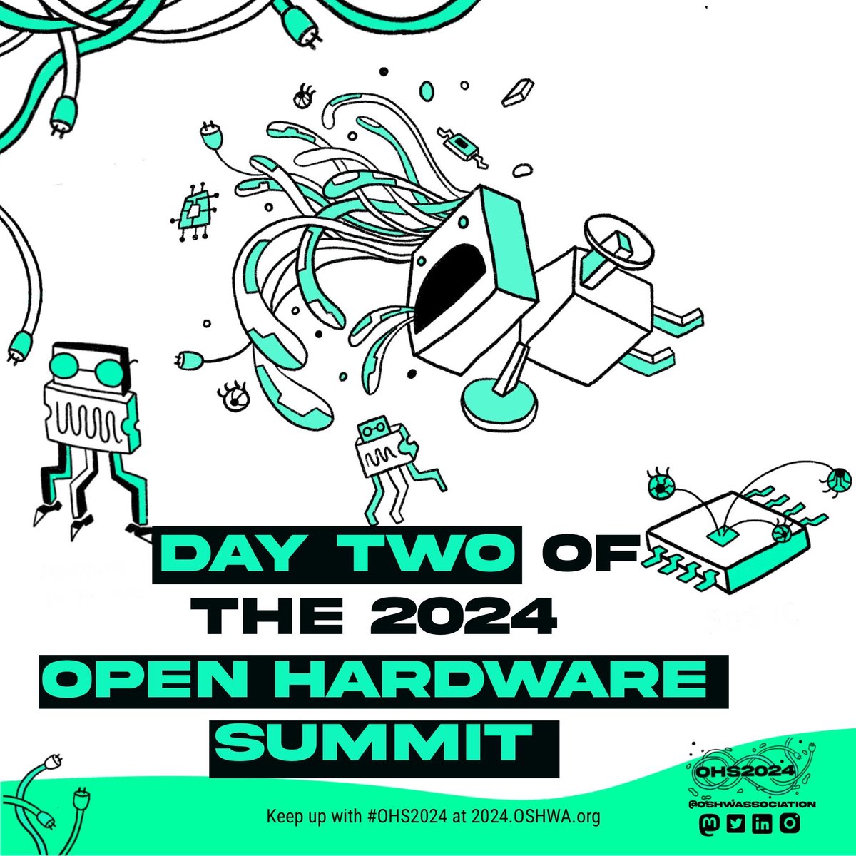 Looking forward to another incredible Summit day! Doors open at 10am today IRL folks, online attendees the virtual unconference will begin 11am!