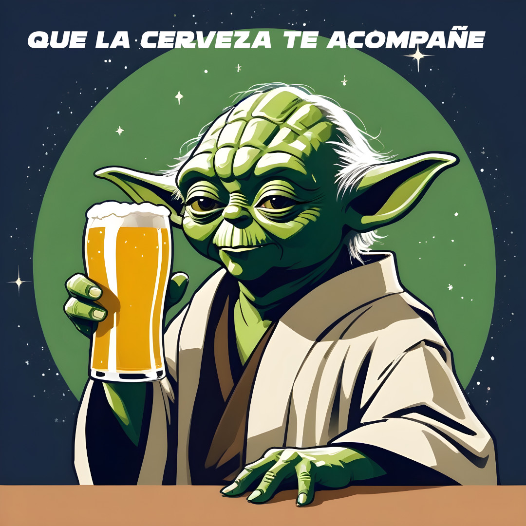 Que la cerveza te acompañe. Feliz Día de Star Wars 😀