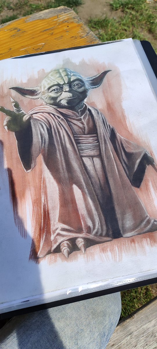 Today I will be happy to participate in the Star Wars Day which takes place in Prague (Cross Club)! You'll find me all day with my original art and prints...plus a 3pm Chat/Conference 🙂 #starwarsday2024 #starwars #originalart #yoda  #artist #penonpaper