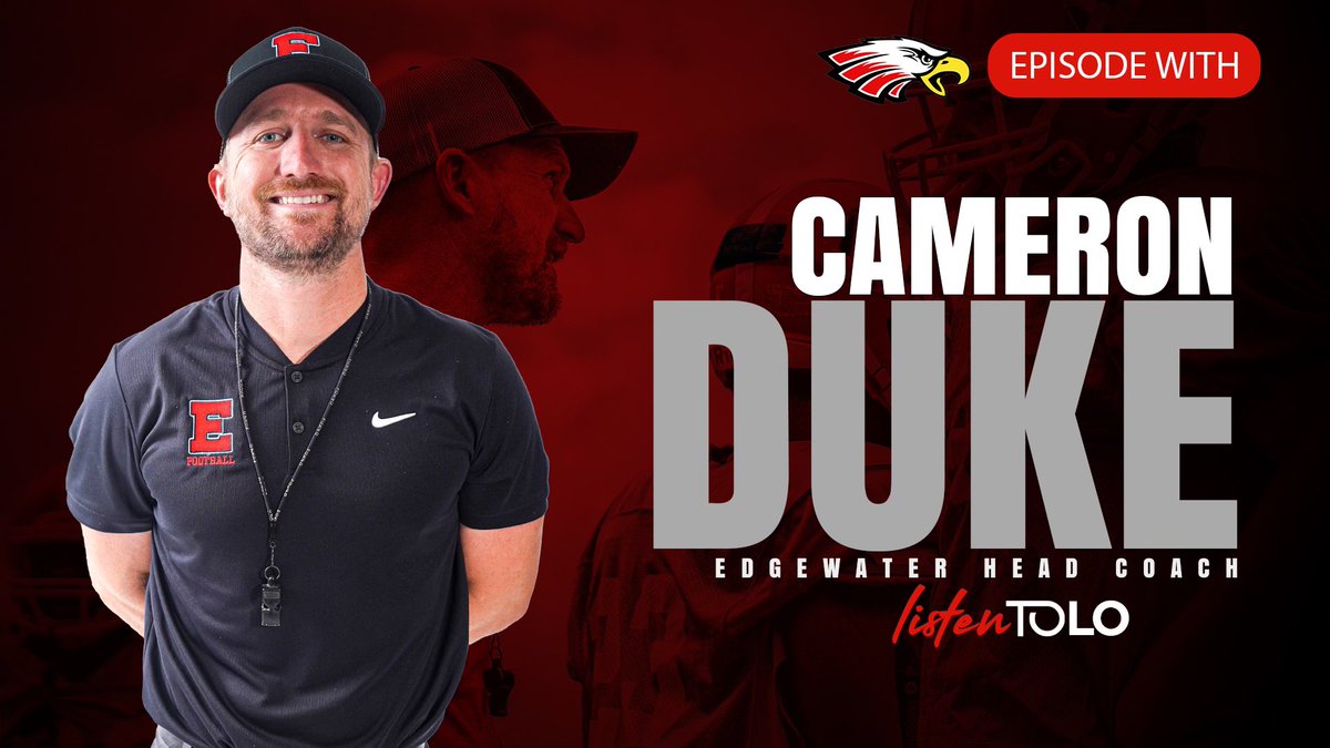 Nationally Ranked Edgewater Football Head Coach Cam Duke will be on Episode 10 on Listen To Lo Show. Duke is breaking down the Eagles vision and ultimate goals. Tune in Monday at 7pm on YouTube @Kampking12 @EdgewaterFB @CarterEmanuel1 @CoachMarkDuke