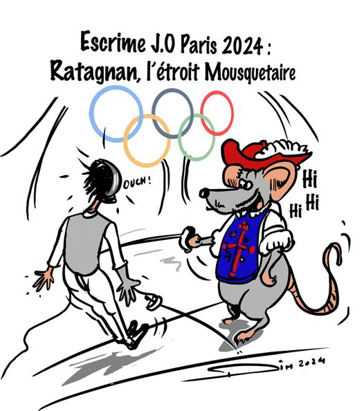 pascalmax890526's tweet photo. #JOParis2024 #escrime #fechten #fencing #esgrima #vívás #scherma #hegn #フェンシング #击剑 #ξιφασκία #фехтование #펜싱 #vehklemine #împrejmuire #фехтування #ogrodzenie #gjerde #hegn #fäktning ...✏️🐾🐈⬛
Dessin du jour de Dim Caricature .✏️🐀🍀🐁 https://t.co/ZD1EO8nEug