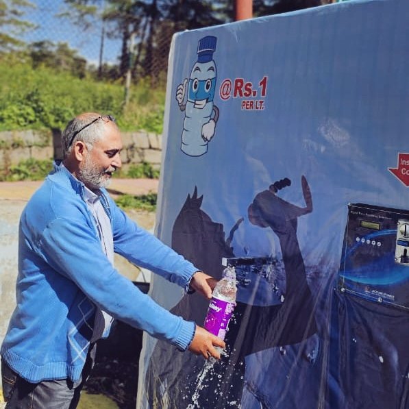 In response to demand for drinking water facilities & to curb the plastic bottle usage, @PatnitopDA has installed #WaterATM – Water Vending Kiosks at designated sites in #Patnitop Hill Station, that dispense 1L of purified, ambient chilled water at a nominal cost. #VisitPatnitop