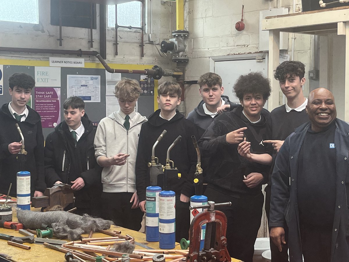 FUTURE PLUMBERS IN THE PIPELINE
Many thanks to Hertford Regional College and CK Assessment & Training in Nazeing for providing our Year Eleven students with the opportunity to visit and have an amazing taster experience at the training centre on Thursday.