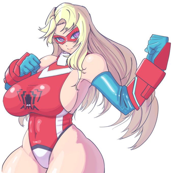 スーパーヒーロー衣装レナ・ザ・チャンピオン描きました。
アミューズアテンダントがヒーローショーやるならぜひレナを採用するべき 