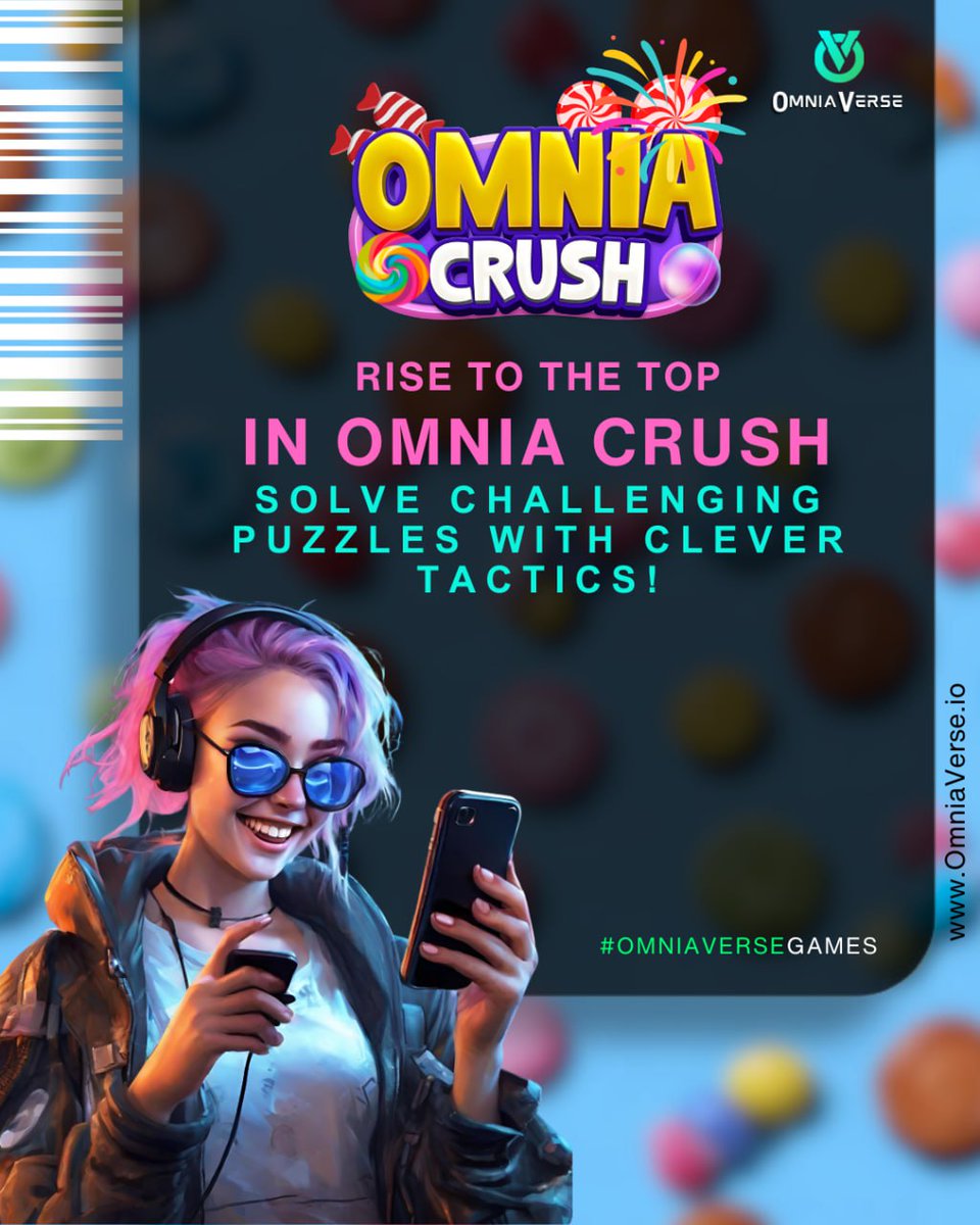 Rev up the fun and strategy with #OmniaCrush! 🎮🧳 Will you solve your way to the top of the leaderboard? Flex those gamer skills and join the fray! 🧩🔝 #PuzzleMania #GameNightGoals #OmniaTopScores #Crypto #OmniaVerse #OmniaOne #Omnia #Block #UtilityNFTs #Web3Gaming #PlayAndEarn…