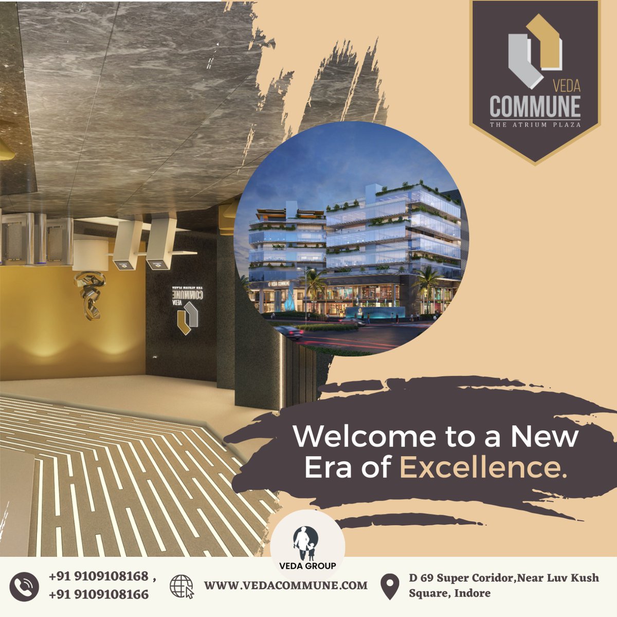 Unlock Your Business Potential at Veda Commune by Veda Group! Prime commercial spaces for sale, where success meets sophistication.
.
.
#VedaCommune #CommercialSpaces #BusinessOpportunity #Investment #RetailSpaces #PrimeLocation #GrowWithUs #NextGenBusiness #InnovationHub