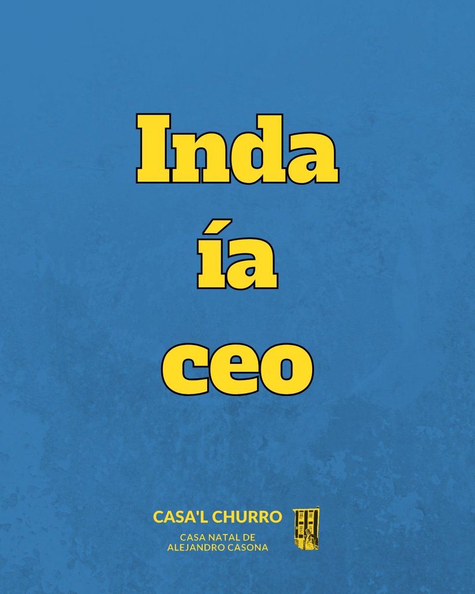 'La ḷḷingua ía de la xente'
La lengua la hacen las gramáticas y  diccionarios, pero también expresiones cotidianas.
¿Conocéis alguna en asturiano suroccidental?
#CasalChurro #Besullo #Bisuyu #AlejandroCasona #Suroccidente #Asturias #Asturies #asturianu #asturianusuroccidental