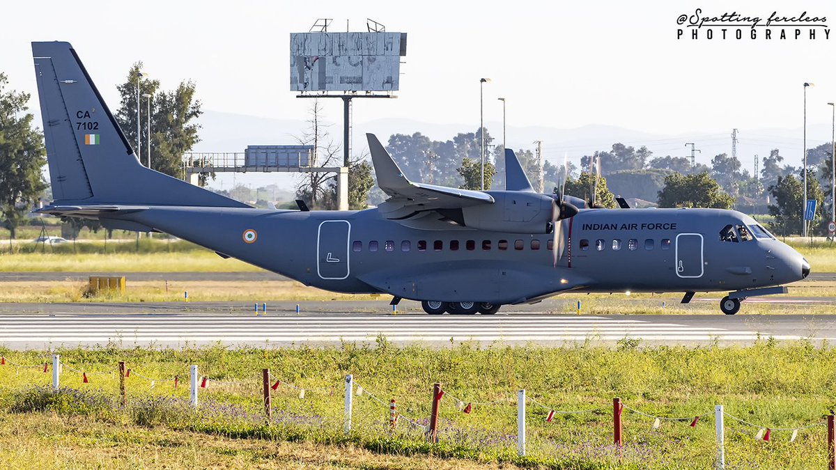 CA7102 🇮🇳 India Air Force - CASA C295W - Delivery Flight Second Unit for the Indian Air Force #indianairforce #indian #casa #c295w #c295 #aeropuertosevilla @IndianAirforce @IndianAirforce_