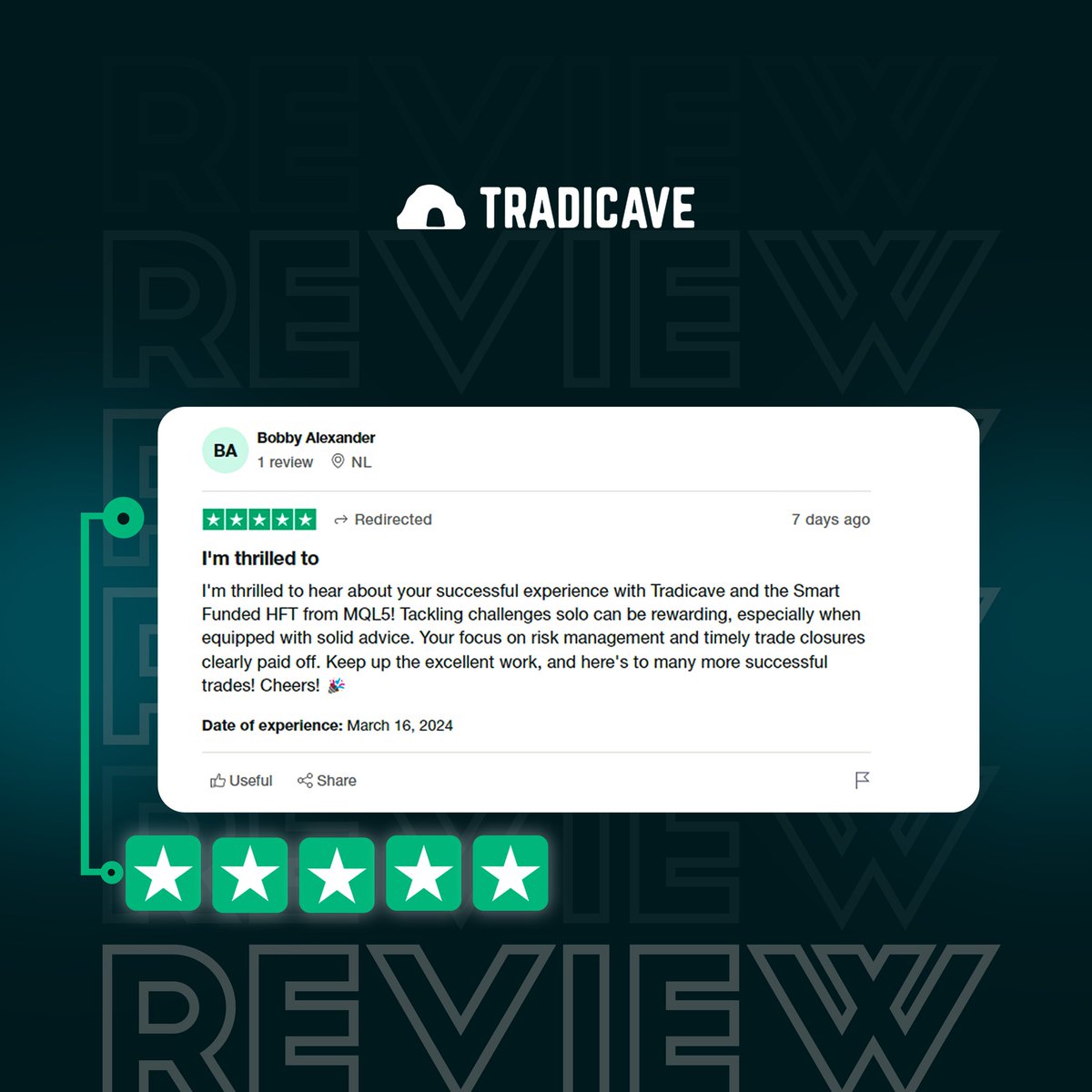 We are thrilled that your interaction with our services was positive✨ Our dedicated team is devoted to facilitating a smooth onboarding journey for you🚀 

For more visit:
tradicave.com

#tradicave #propfirm #proptrading #propfirmtrader #forextrading #trustpilot