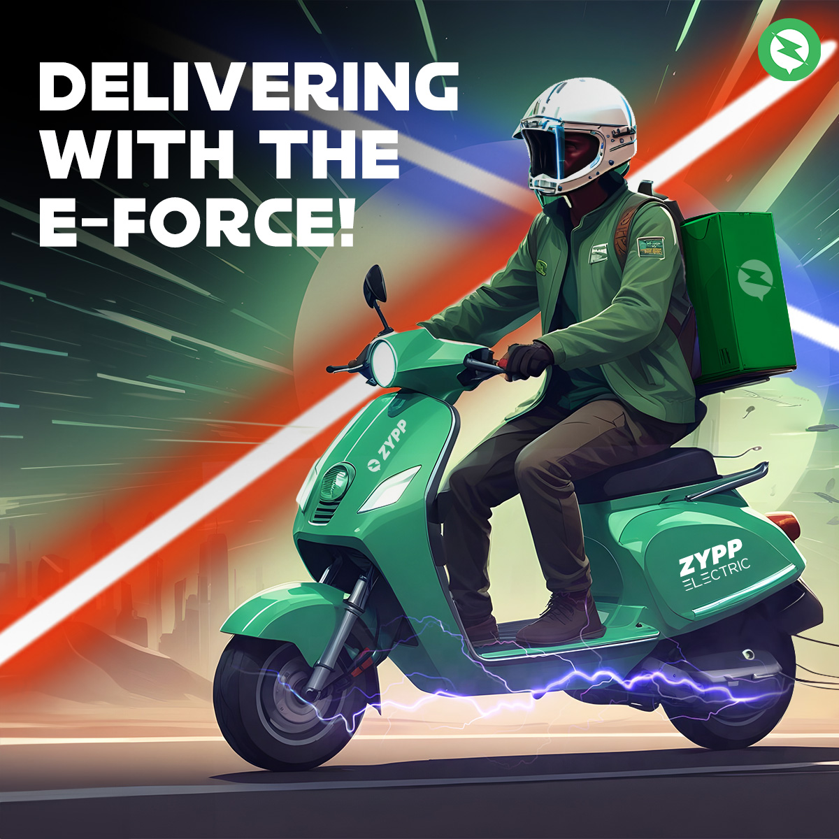 May the Fourth be with you, always, zooming through the streets on our electric scooters! 🛵💫 #MayTheFourth #ElectricDelivery #starwarsday
